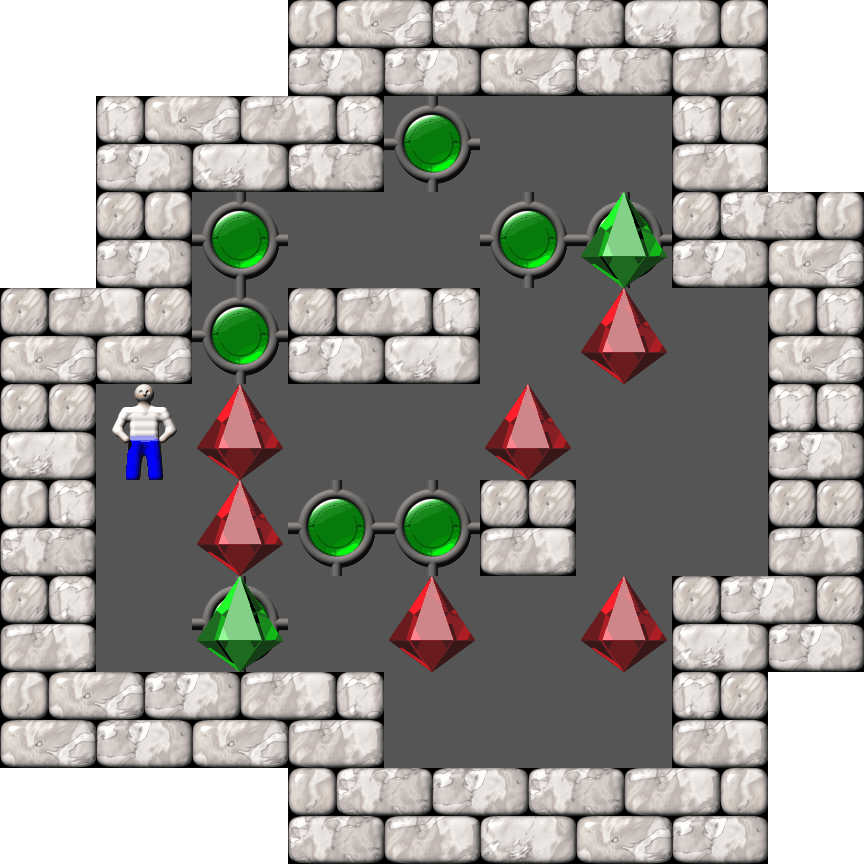 Sokoban Ionic Catalysts level 1107